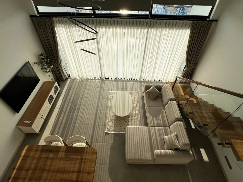 Апартаменты 3BR Penhouse Rooftop Pool Sea View Esentepe