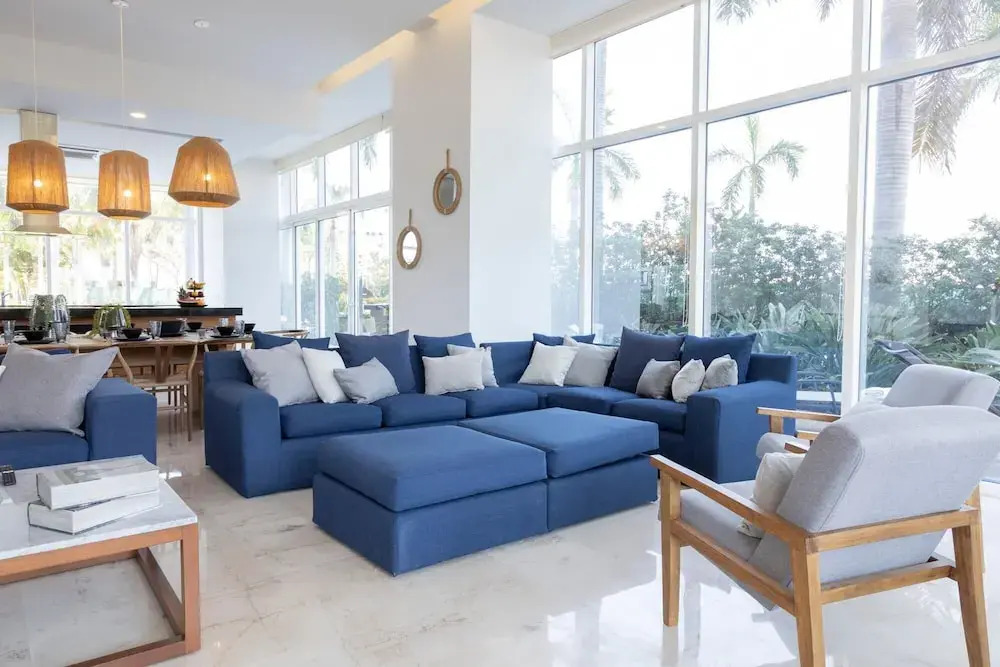 Spectacular Beachfront Garden House at Tres Mares