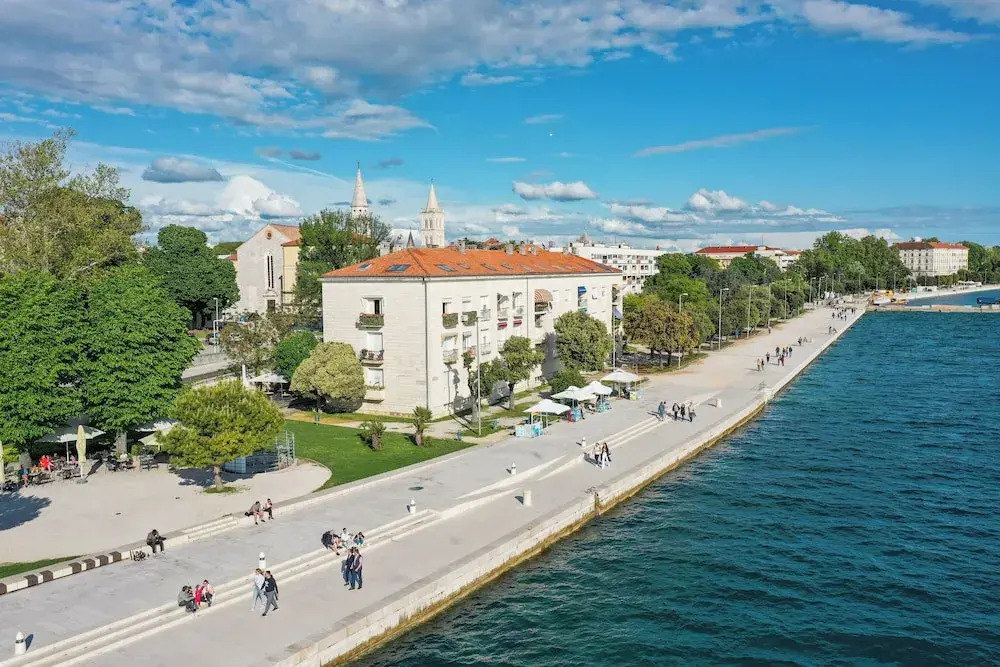 Mona Lisa's view in Zadar Old Town