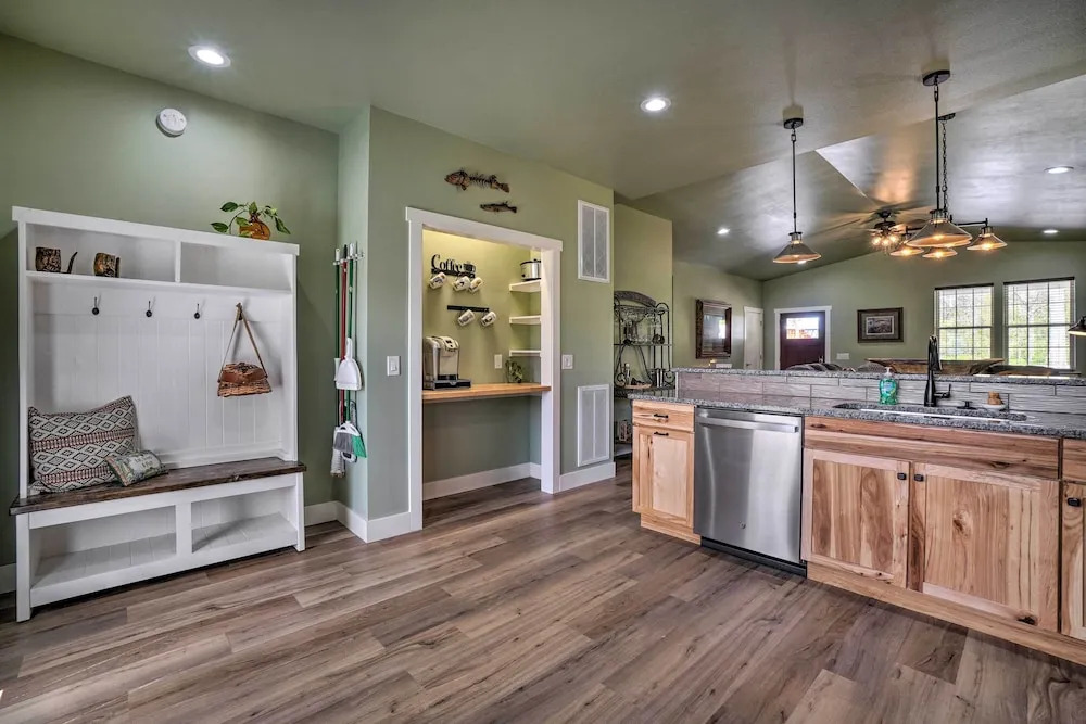 Modern Retreat w/ Deck: Walk to White River!