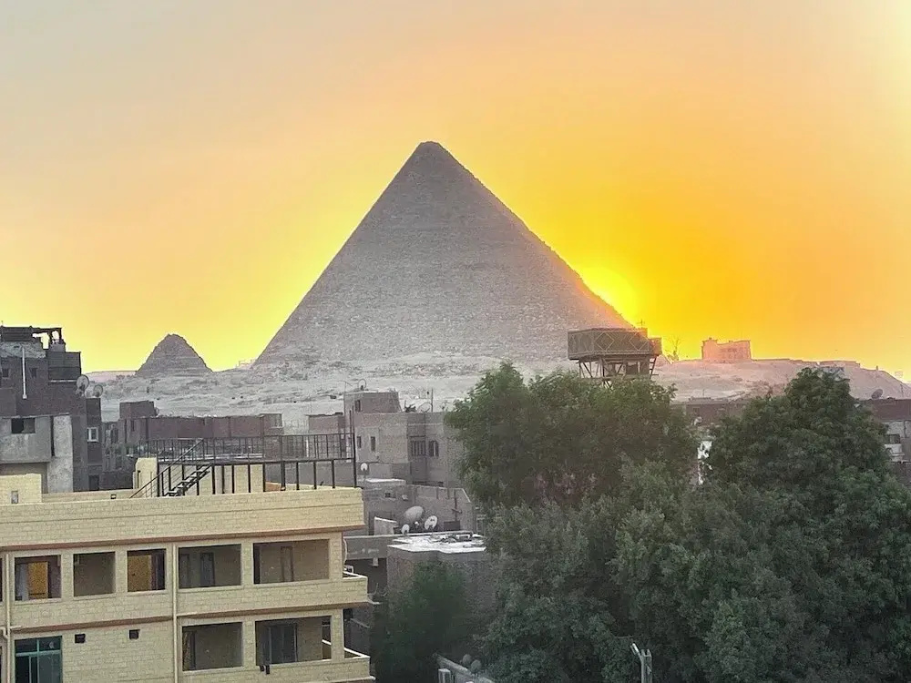 Near Pyramids view