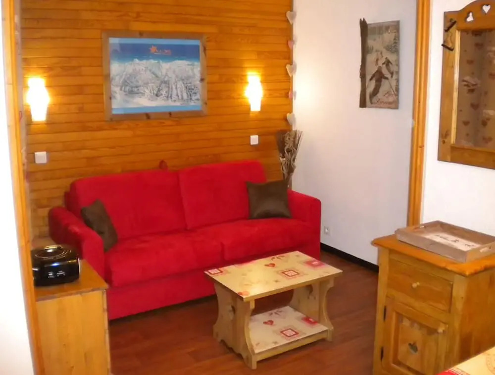 Studio In Macot La Plagne With Wonderful Mountain View And Balcony 15 Km From The Beach