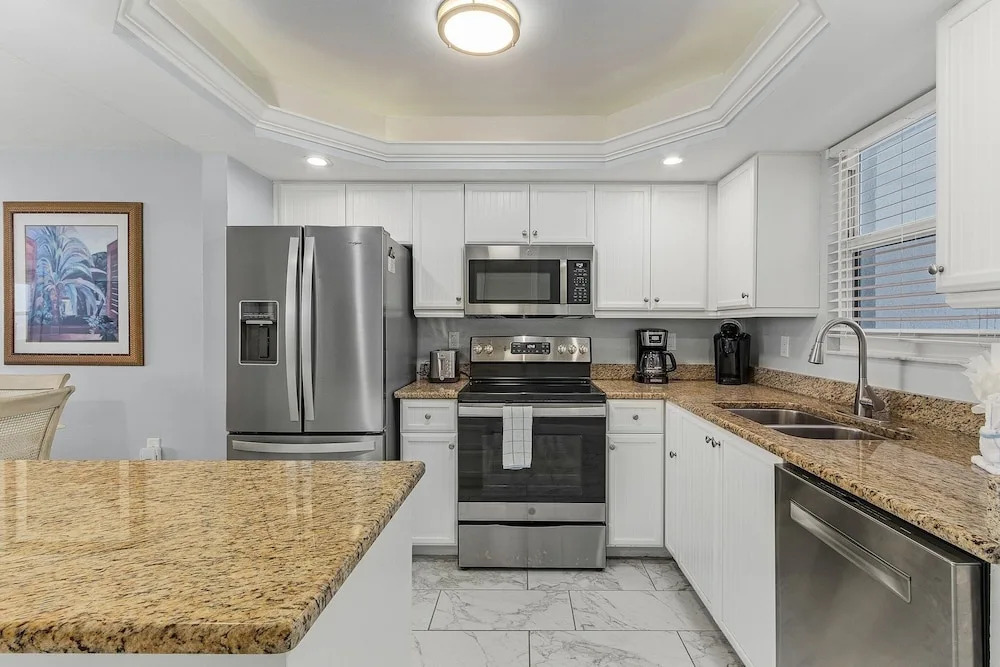 Fantastic Gulf Front Condo On The North End Of The Island - Beach Villas # 504 2 Bedroom Condo by RedAwning
