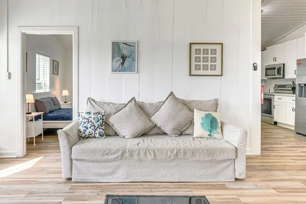 Walk to Beach & State Park: Texas Gulf Coast Home