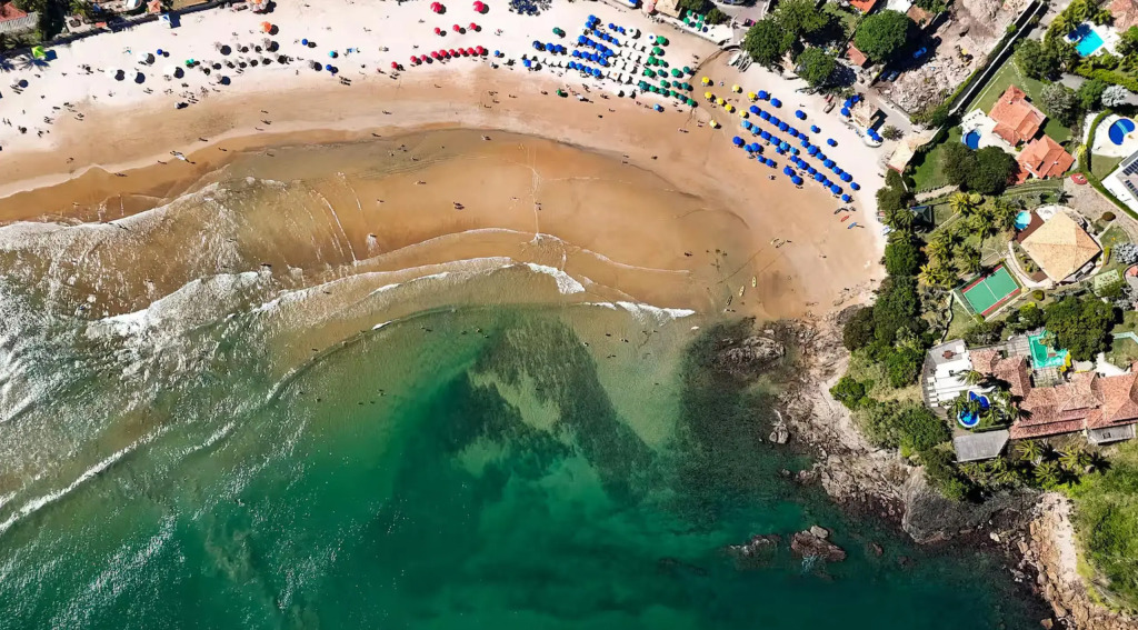 Vista mar em Búzios praia de Geribá c/ Piscina
