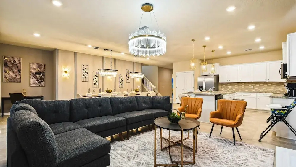 Mario Game Room Theater Loft w/ Pool Spa Disney