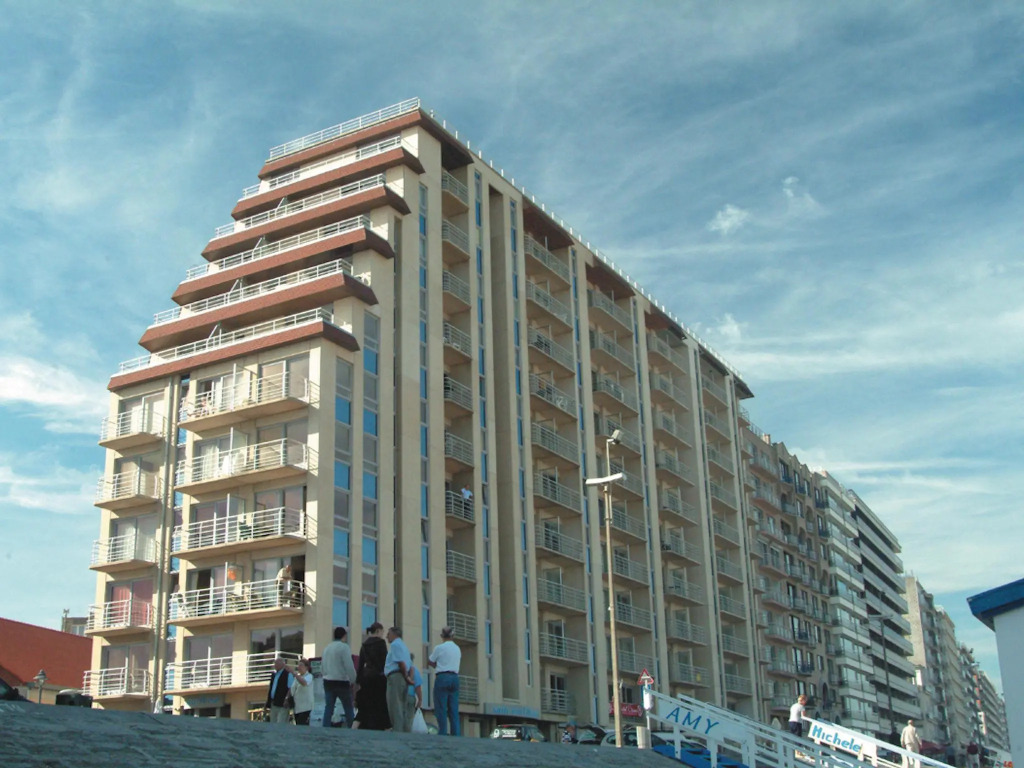 Comfortable studio in Blankenberge with a view over the city