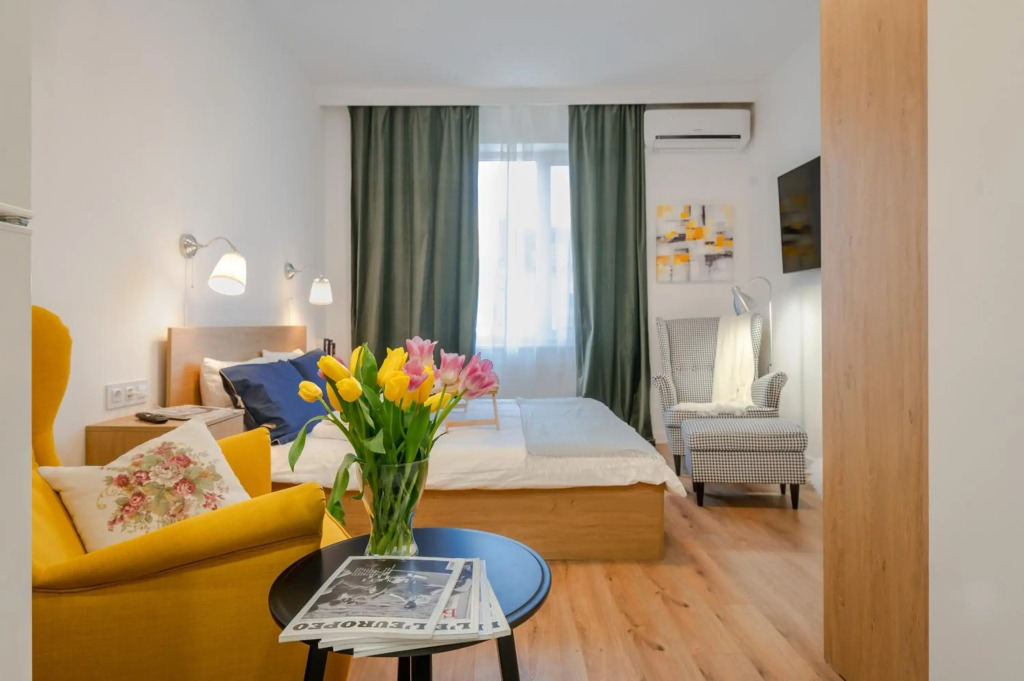 Cosy and Stylish Studio next to Sofia's Central Market Hall