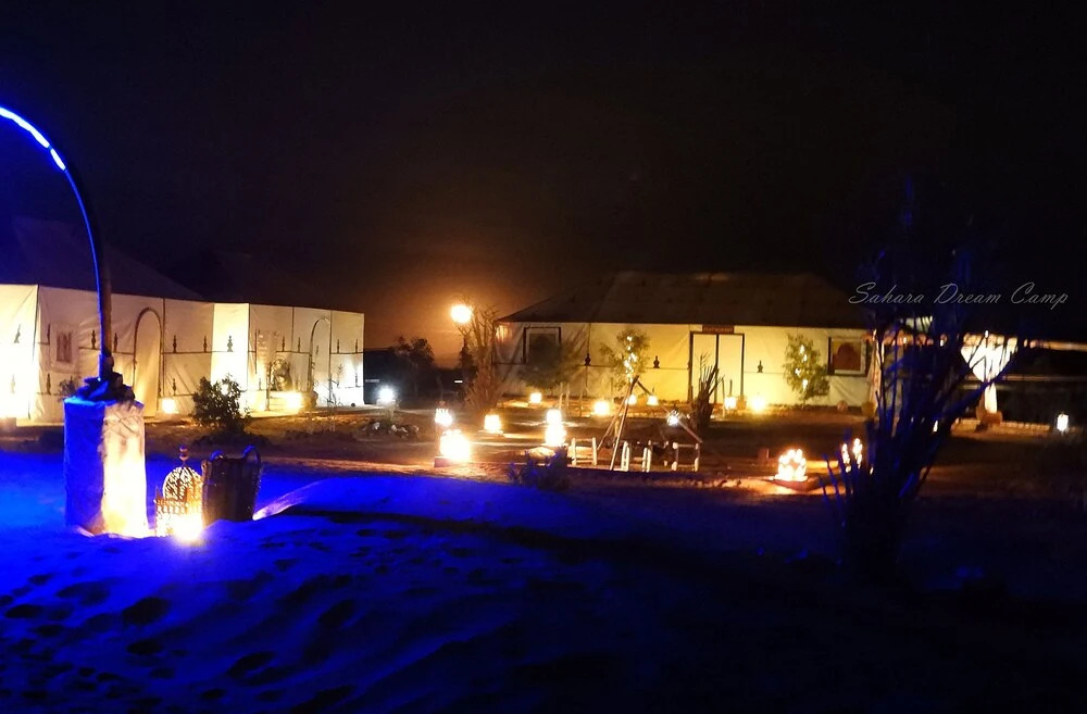 Sleeping in a Luxury tent in Merzouga desert
