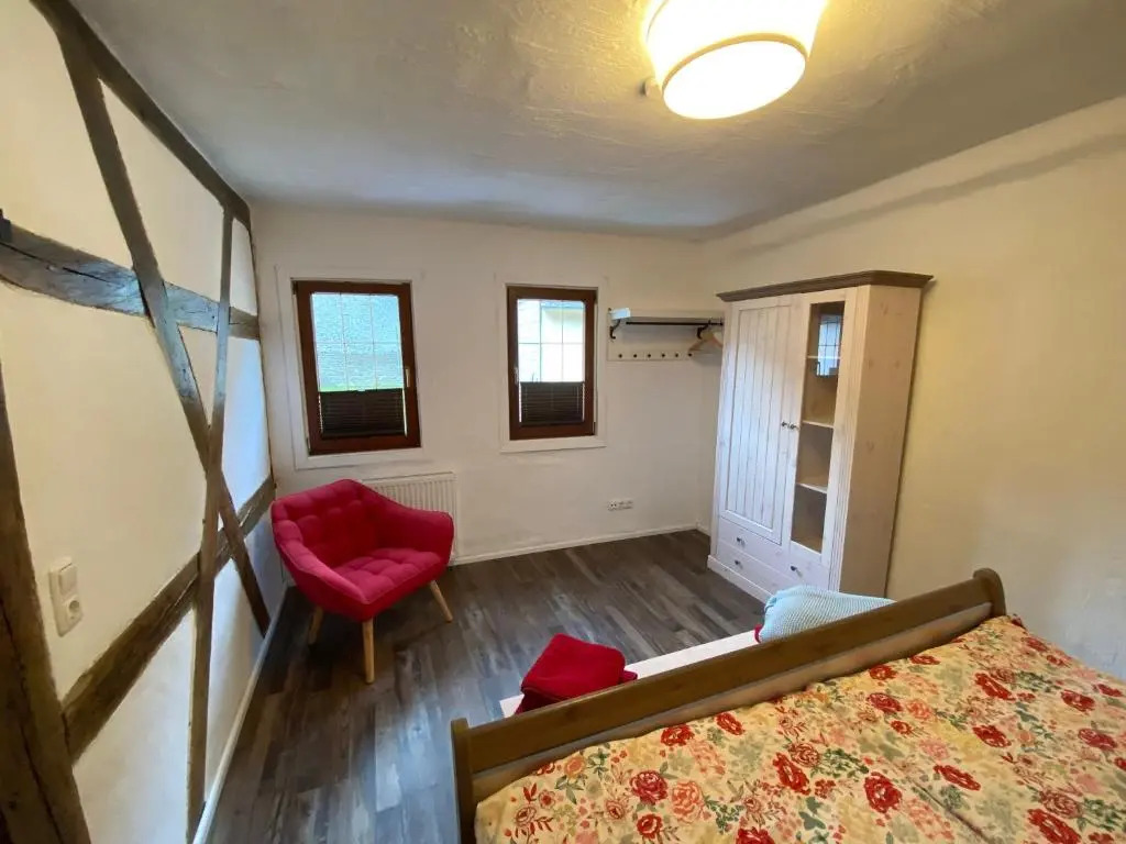 Schöne Ferienwohnung Burgruine Fachwerkhaus