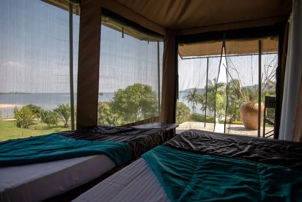 Find a quiet Beach resort at Rushel Kivu Resort