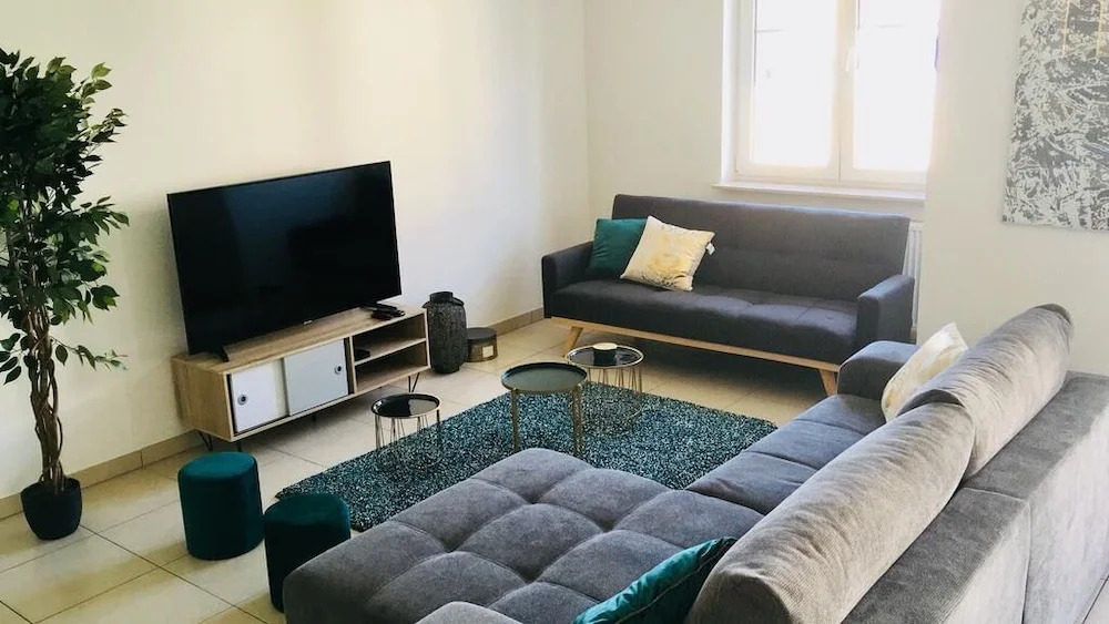 Large Art Deco Flat 100m2 in City Center - Parking