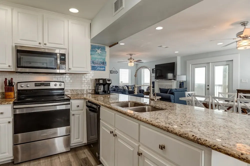 Strand Castle - Gulf Front! An Ideal Layout With Game Room, Small Private Pool, And Roof Top Crow's Nest! 4 Bedroom Home by RedAwning