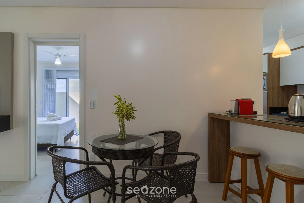 Apt Garden com churrasqueira 550m da praia CLG0001