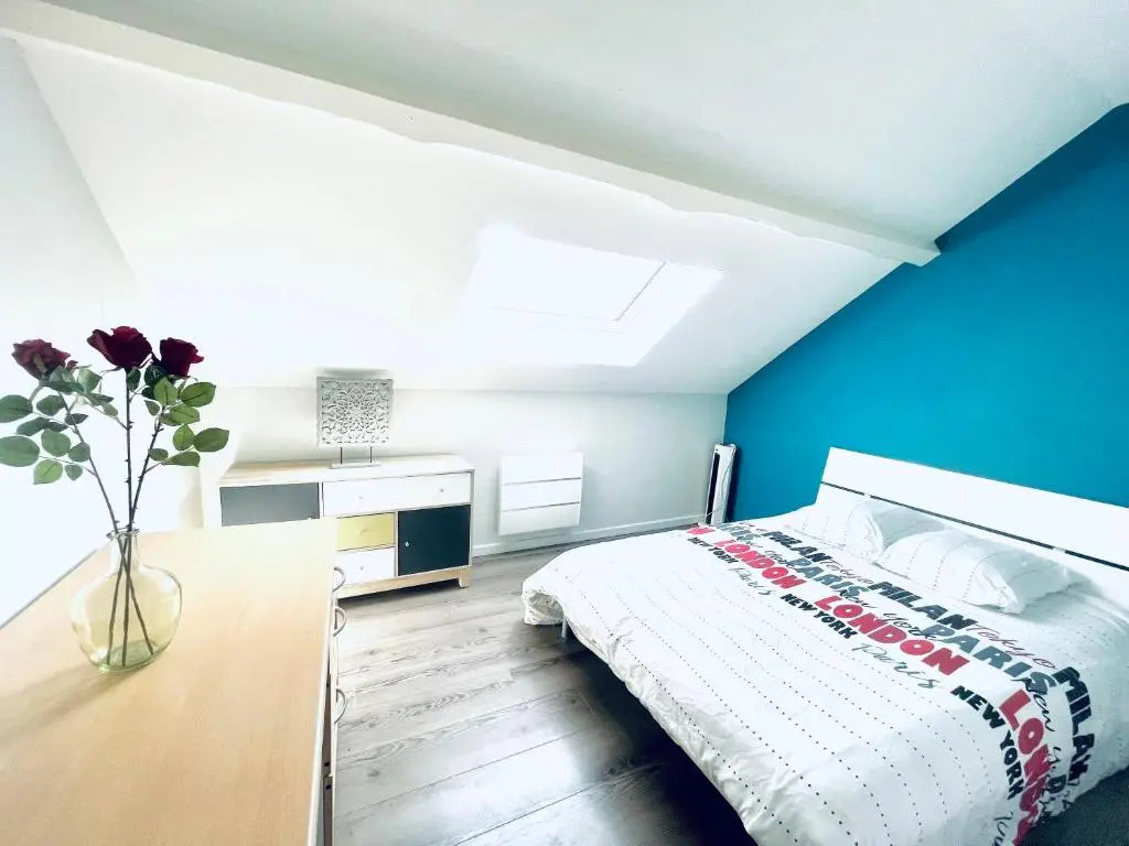 Le Red Loft à 5min du centre-ville avec parking privatif gratuit