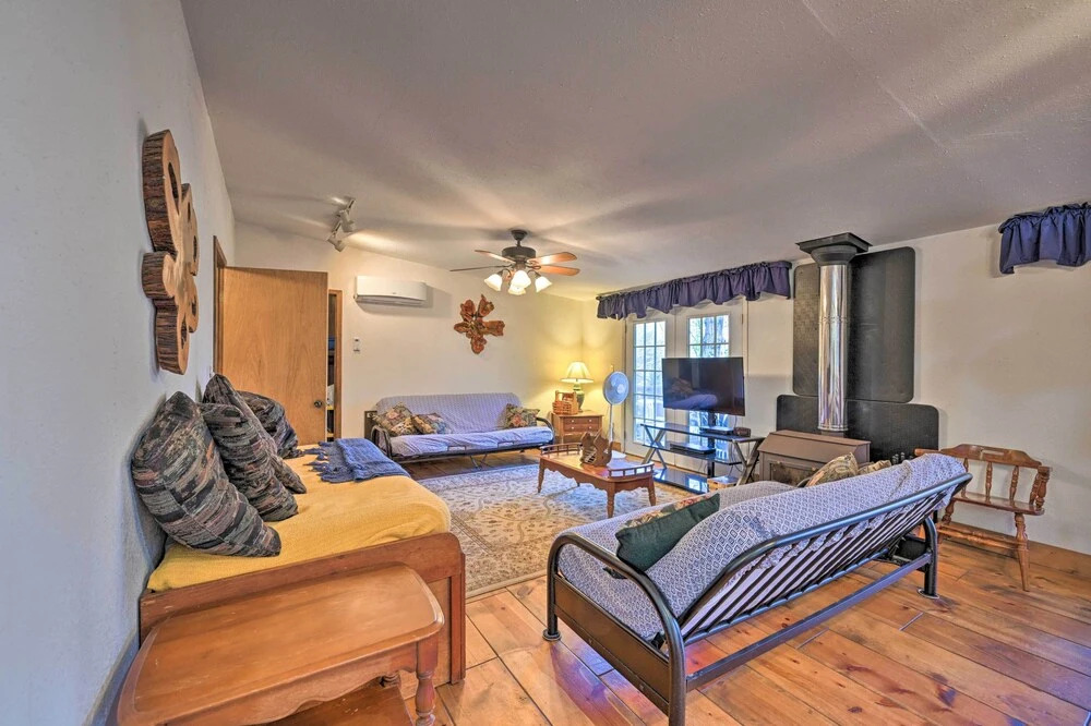 Secluded Bryson City Home w/ Deck, Steps to Creek!