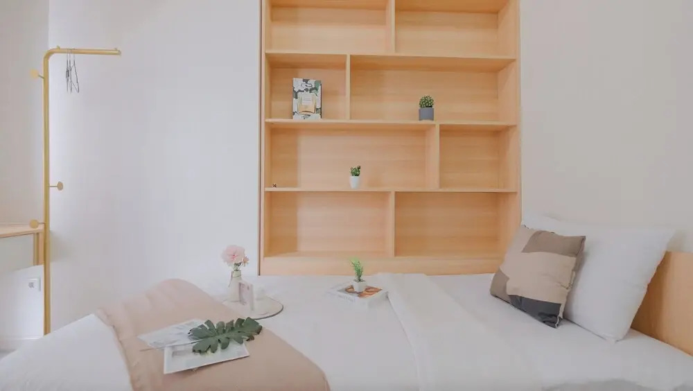 Restful And Minimalist Studio Room Tokyo Riverside Pik 2 Apartment