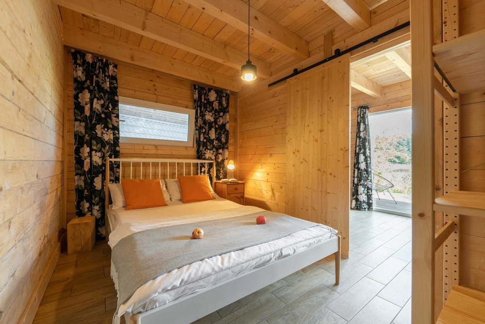 Scandinavian house overlooking the lake
