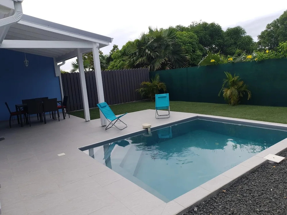 House With 3 Bedrooms in Le Moule, With Private Pool, Enclosed Garden and Wifi - 5 km From the Beach
