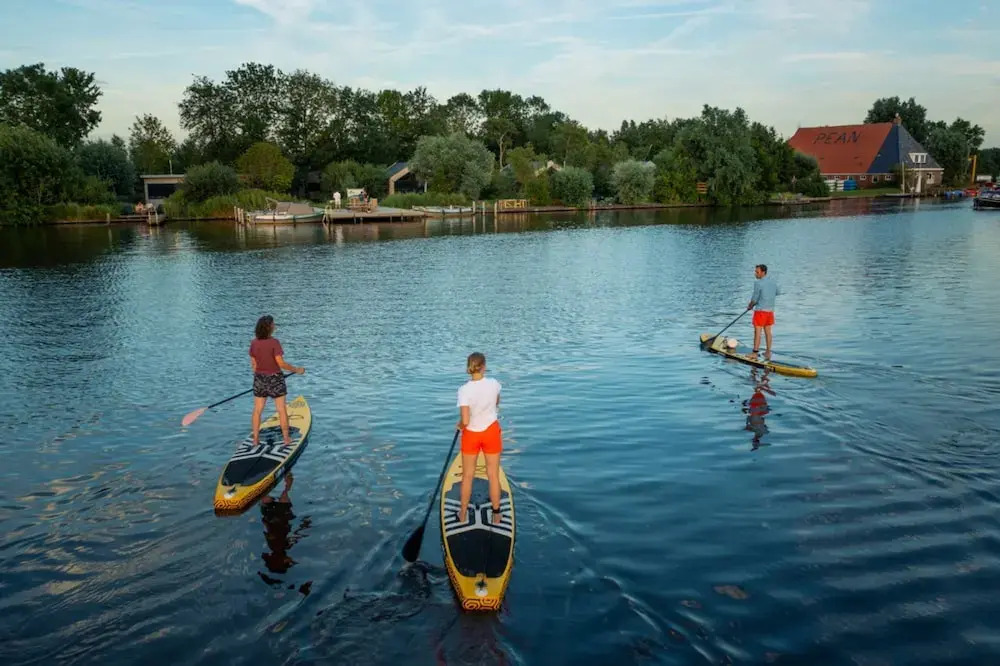 Swarm - 3 Waterlodges Naast Elkaar in Friesland