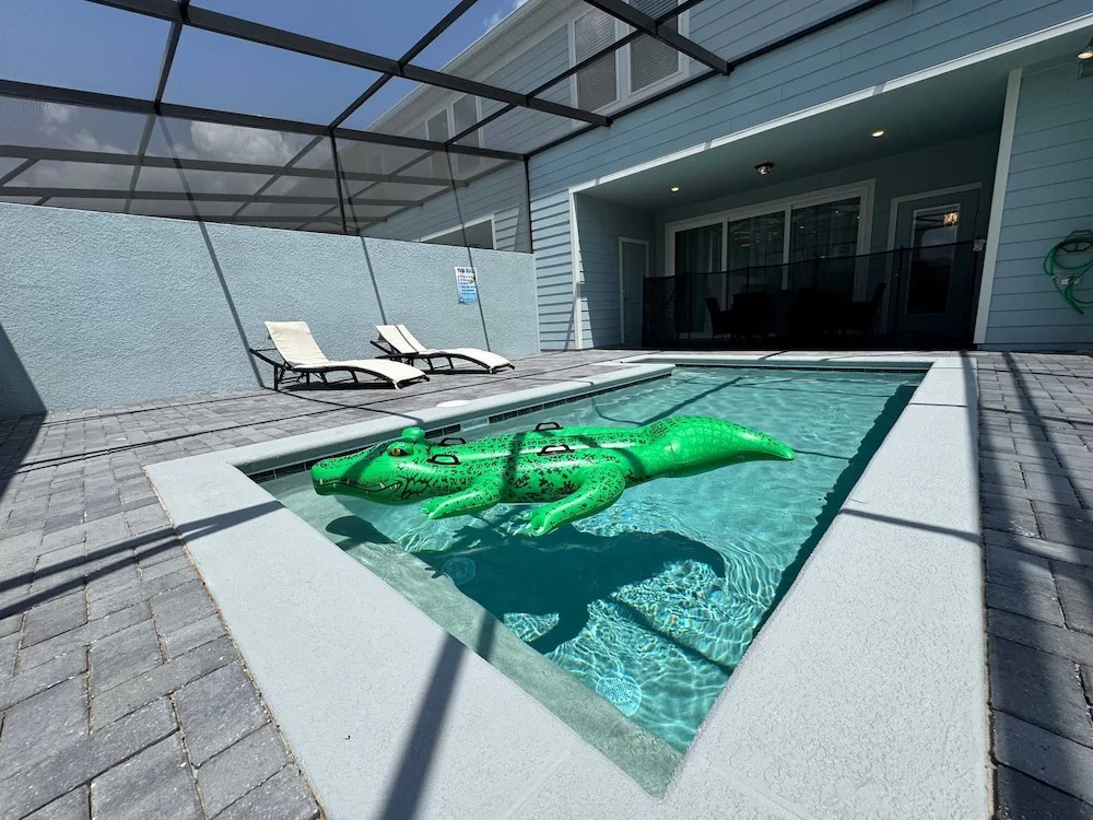Magical 5BR w Pool Minutes From Disney 16161