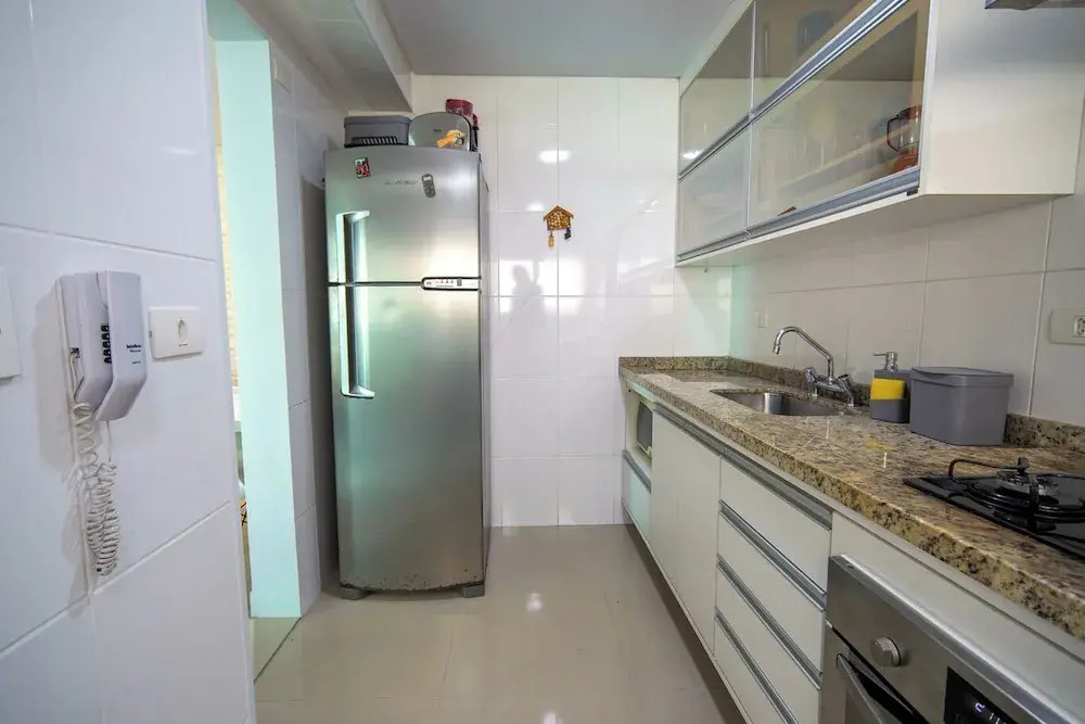 Apto pet Friendly c Churrasqueira a 100m da Praia