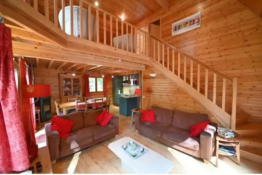 Chalet in Biron With Sauna and Nature Views