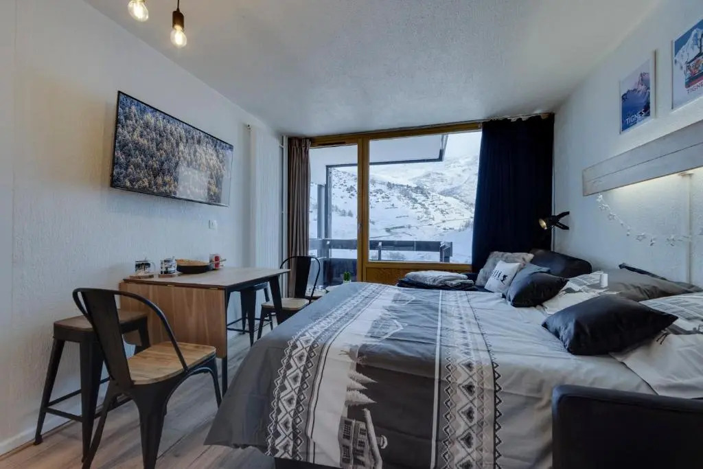 Au 3ème ciel Tignes - Vue Lac & Montagnes - Proche pistes - Idéal 2 adultes + 2 enfants
