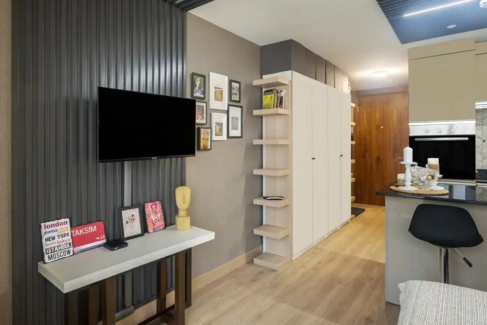 Modern Studio Residence Flat in Kartal