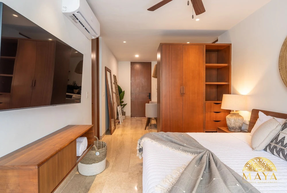 NHOA 112B Lux 1BR Condo Plunge Pool in Aldea Zama