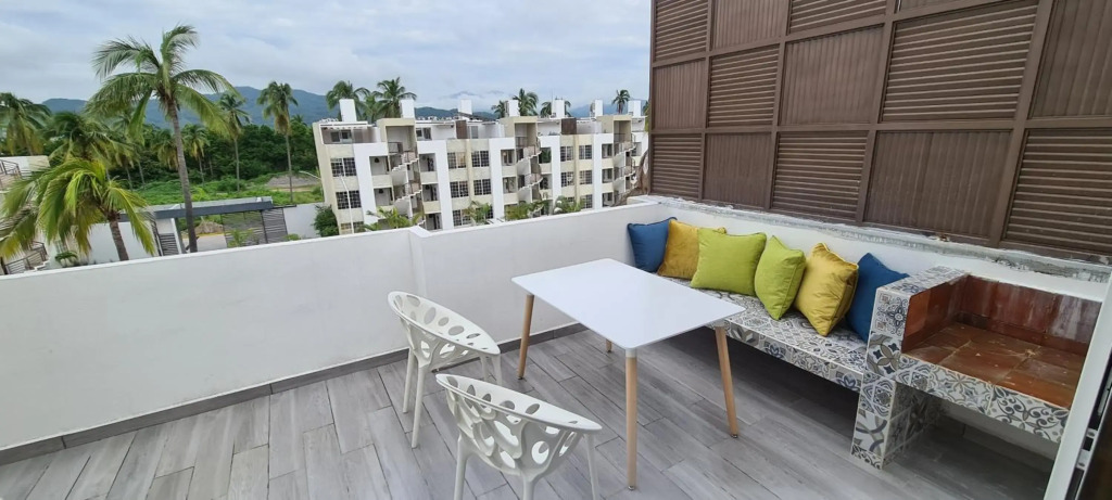 Moderno depa con terraza y vista extraordinaria