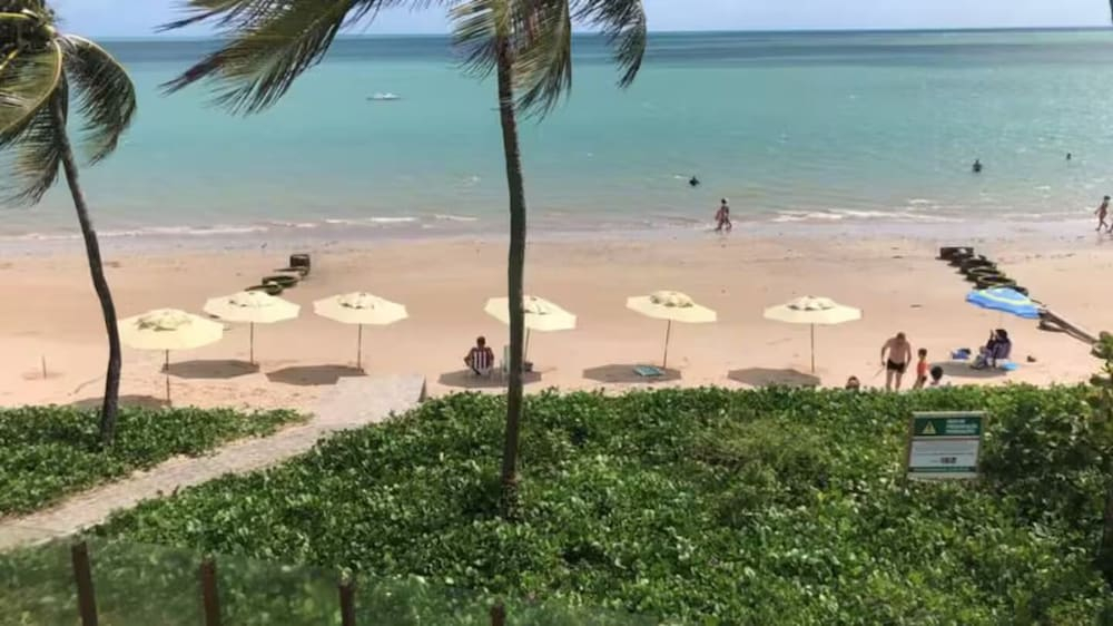 Flat pé na areia 406 Branco Haus