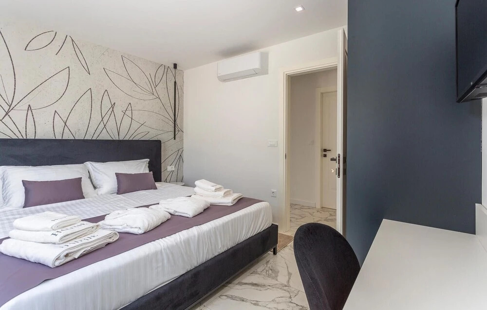 Awesome Apartment in Malinska With Outdoor Swimming Pool, Wifi and 2 Bedrooms