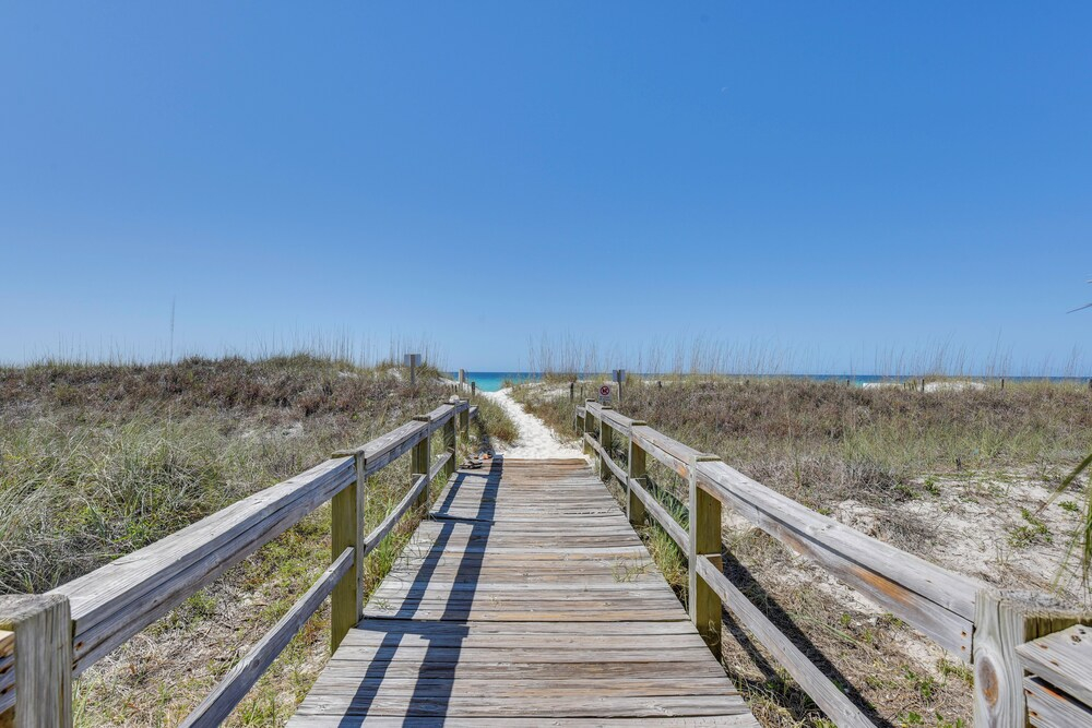2-story Beachfront Condo in PCB w/ Community Pool!