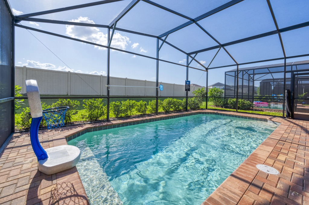 Stunning home with private pool and game room