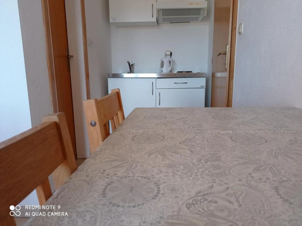 Studio apartment with balcony