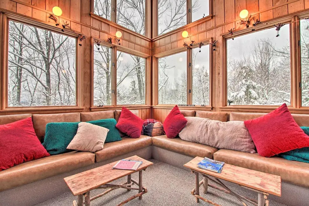 Walk to Ski Trails: Ludlow Home on Okemo Mountain