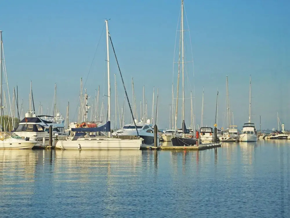 Hausboot in Laboe an der Kieler Foerde