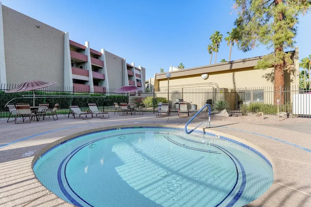 Pool & Hot Tub at Gem in the Heart of Old Town