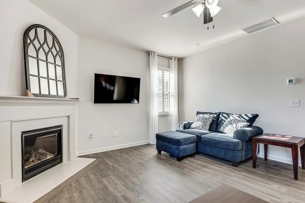 Near Atl! Spacious Townhome w/ Patio & WFH Setup