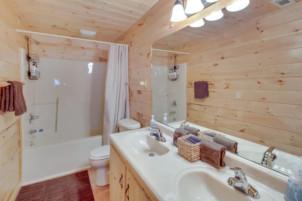 Riverfront Cabin w/ Wraparound Decks & Fire Pit!