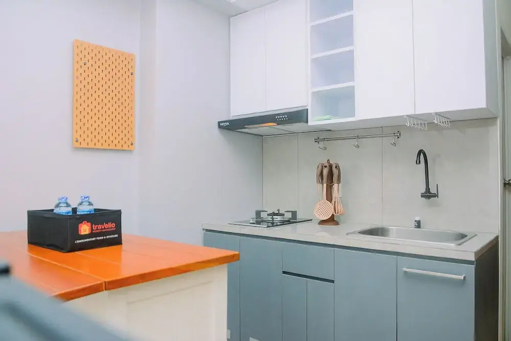 Comfort 1BR with Minimalist Design at Podomoro Golf View Apartment