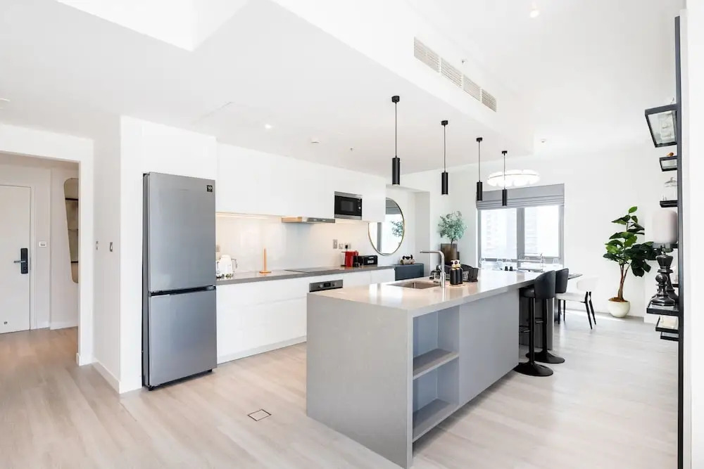 Sleek 3BR Maid s Room w Burj Khalifa View