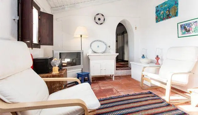 Blue and Yellow Mediterranean House