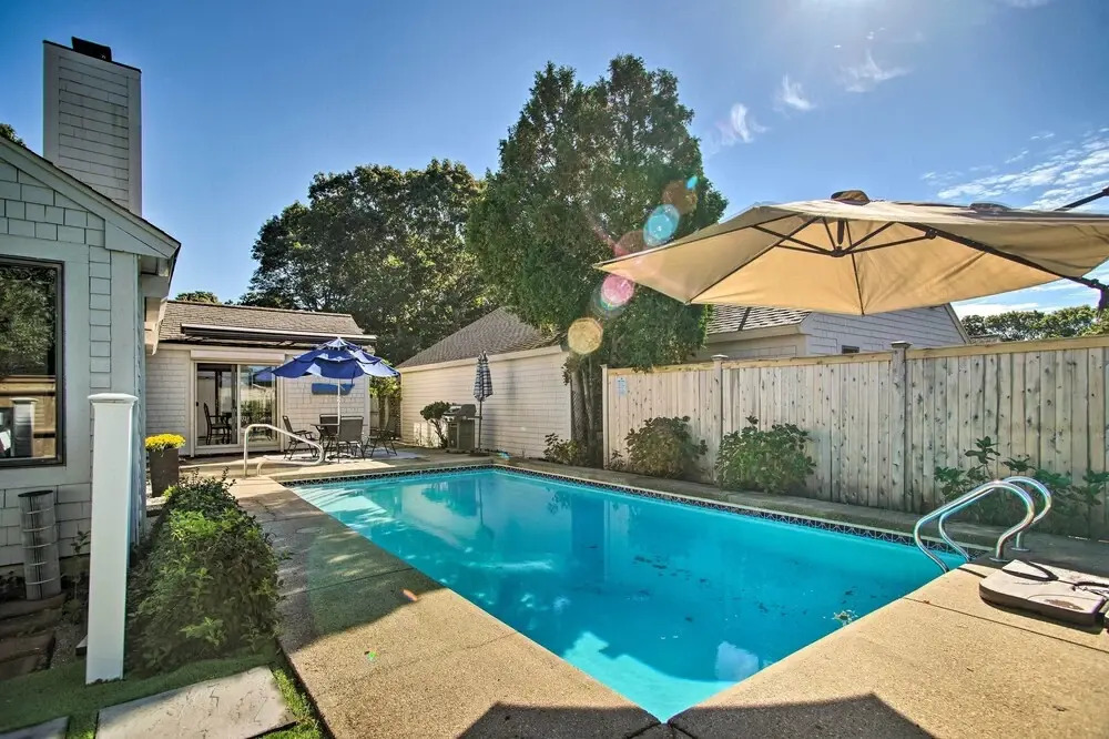 2 Mi to Beach: Retreat w/ Pool & Grill in Mashpee!