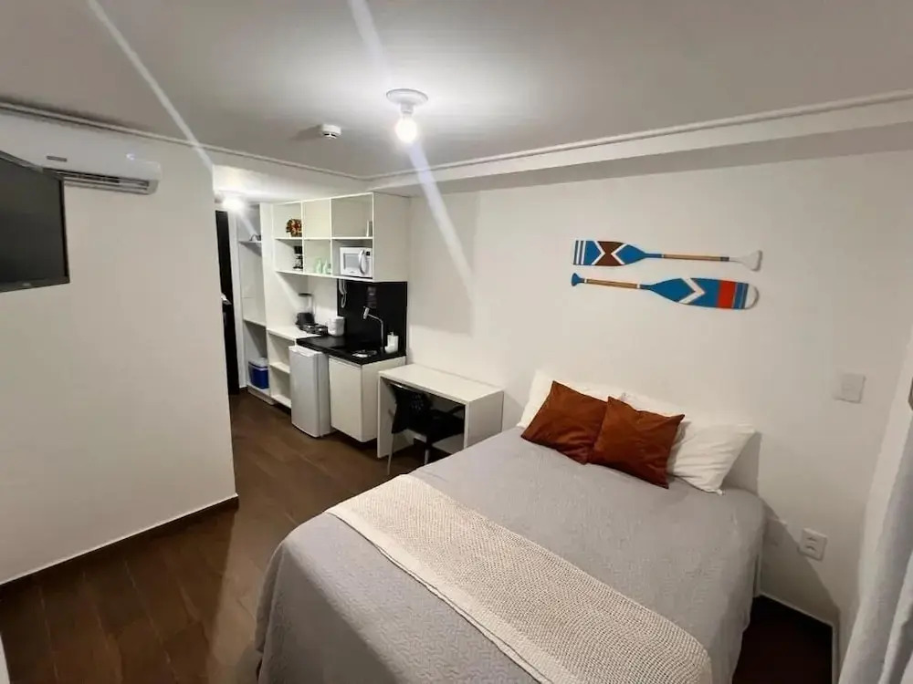 Flat 350m da praia de Tambaú - conforto