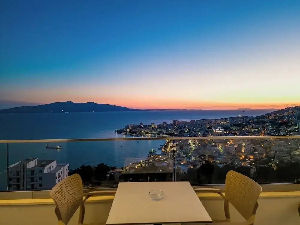 Sunset Shoreline Saranda Hotel
