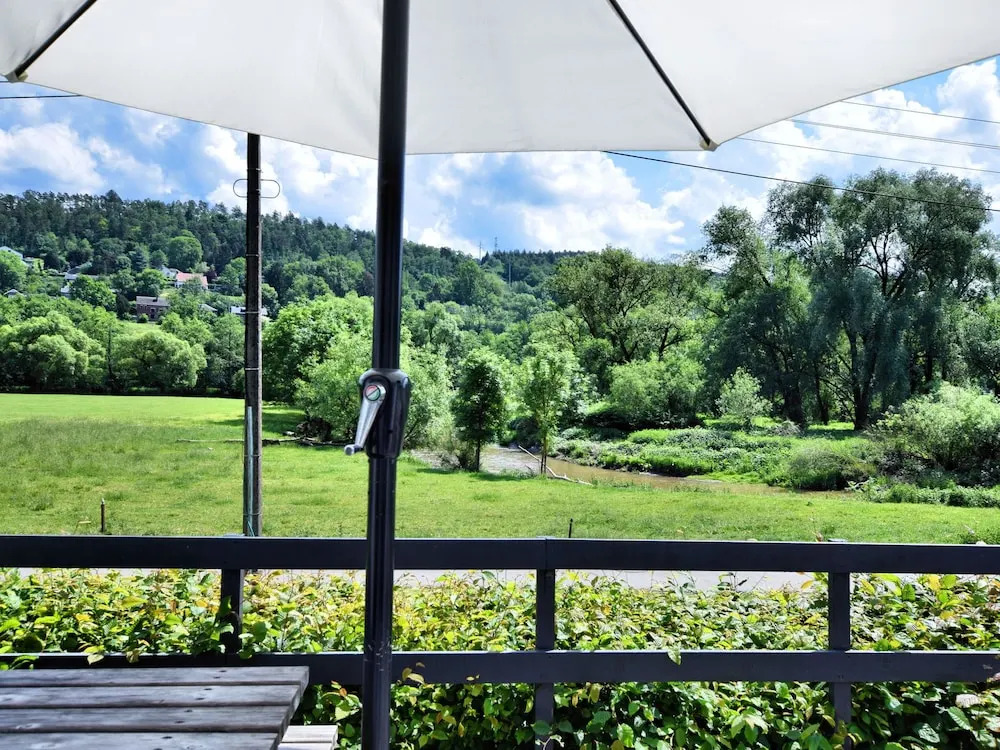 Comfortable Bungalow With Terrace and Garden Overlooking the Ourthe