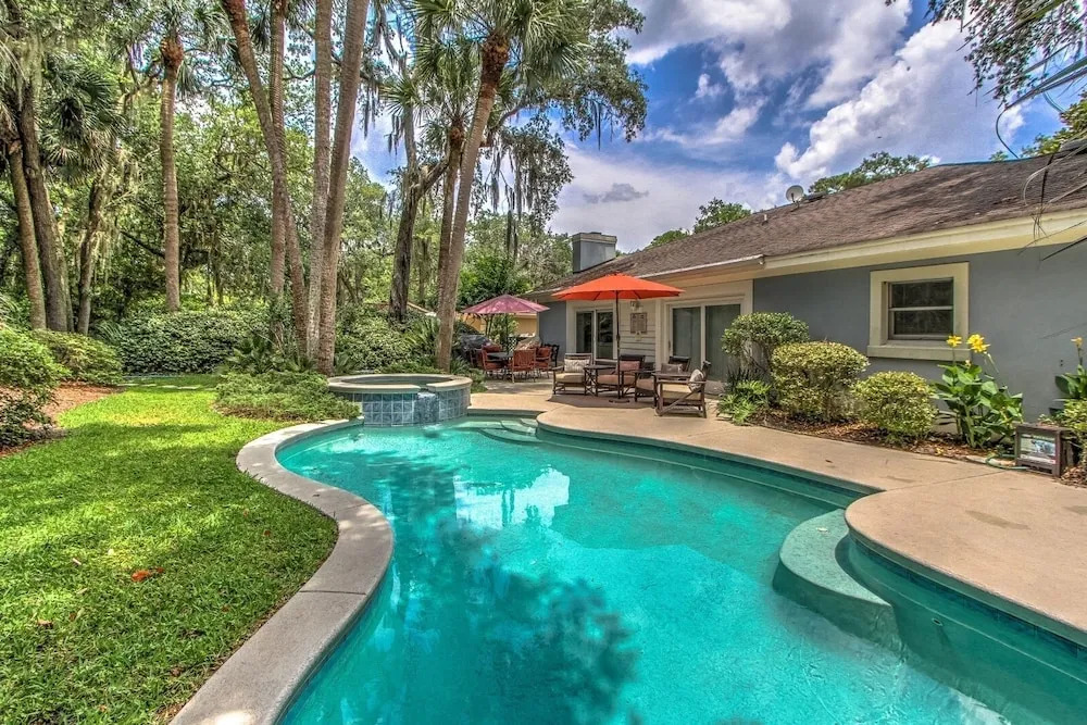 New Listing! 3rd-row Oasis W/ Private Pool & Spa 4 Bedroom Home