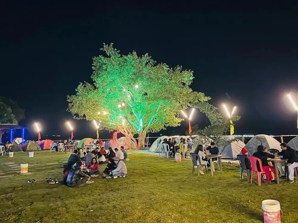 Camping in Pawna Lake